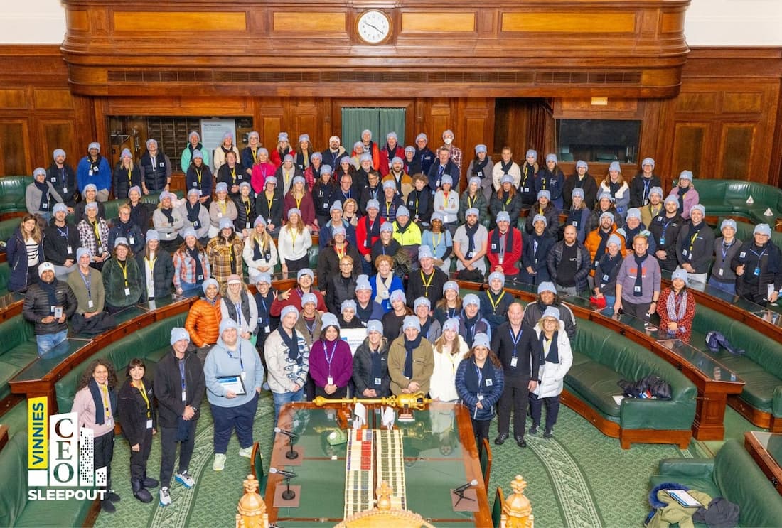 Standing Together to End Homelessness – Vinnies CEO Sleepout 2025 image